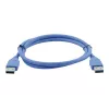 Kramer C-USB3/AA-3 cavo USB 3.0, connettore maschio Type-A a connettore maschio Type-A, 0,9 m, blu 96-0230003