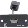 Kramer WU-AB inserto modulare Snap-In USB Type-A femmina a femmina nero 85-0118399