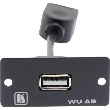 Kramer WU-AB inserto modulare Snap-In USB Type-A femmina a femmina nero 85-0118399