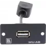 Kramer WU-AB inserto modulare Snap-In USB Type-A femmina a femmina nero 85-0118399