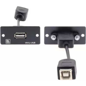 Kramer WU-AB inserto modulare Snap-In USB Type-A femmina a femmina nero 85-0118399