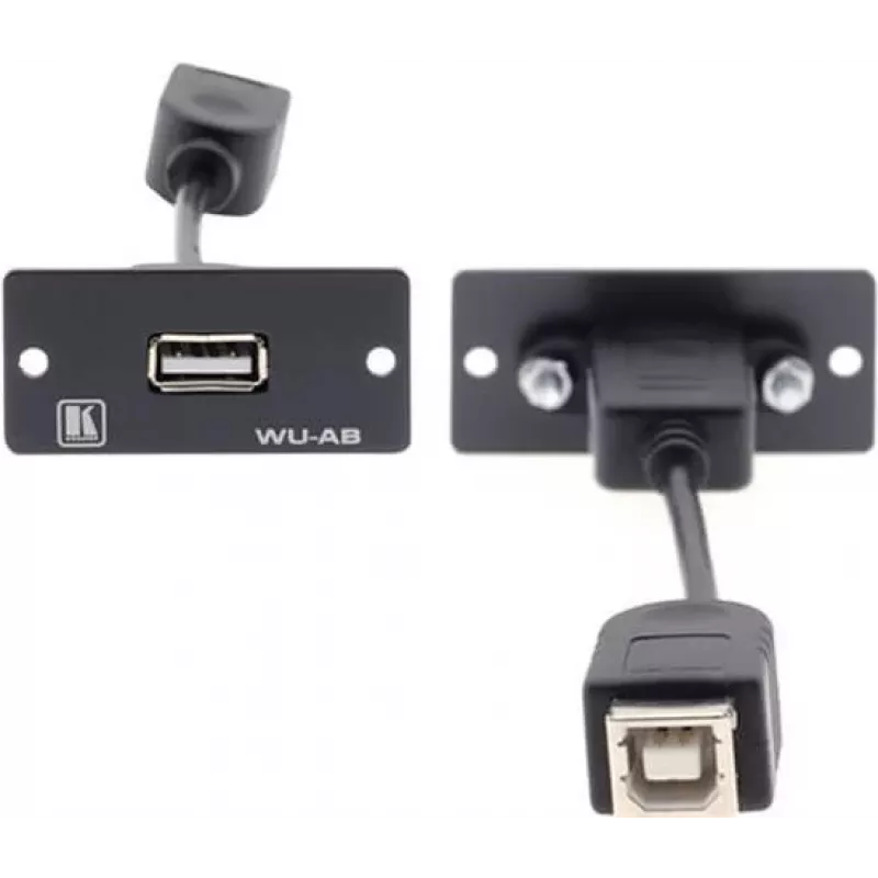 Kramer WU-AB inserto modulare Snap-In USB Type-A femmina a femmina nero 85-0118399