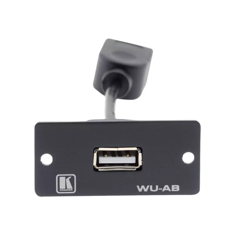 Kramer WU-AB inserto modulare Snap-In USB Type-A femmina a femmina nero 85-0118399
