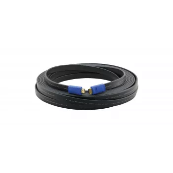 Kramer C-HM/HM/FLAT/ETH-3 cavo HDMI High Speed con Ethernet, 0,91 m, piatto, nero 97-01014003