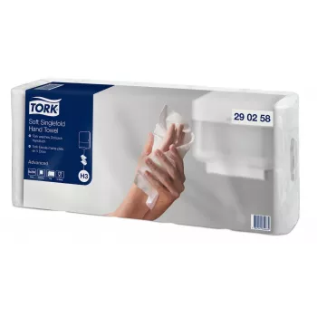 Tork Advanced H3 asciugamani piegati a Z 2 veli bianco (290258) – 3750 asciugamani