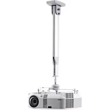 SMS Smart Media Solutions supporto a soffitto per proiettore CL V, 12 kg, argento, alluminio, inclinazione +/-25°, rotazione +/-360°, rotazione +/-360° AE021022