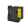 G&G nastro per etichettatrice in poliolefina giallo/nero 19mm x 1,5m RL-D-Hs-18058-BK/YE-19MM*1.5M