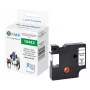 G&G nastro per etichettatrice in vinile bianco 9 mm x 5,5 m stampa nera (RL-D-Vi-18443-BK/WT-9MM*5.5M)