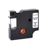G&G nastro per etichettatrice in vinile bianco 9 mm x 5,5 m stampa nera (RL-D-Vi-18443-BK/WT-9MM*5.5M)