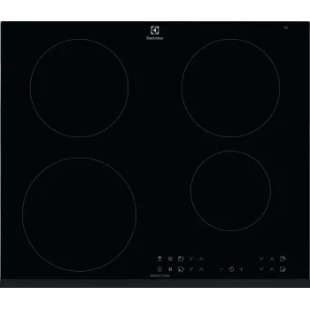 Electrolux LIR60433B piano cottura a induzione 60 cm, 4 zone, Touch-Control, nero