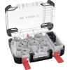 Bosch 2608594426 Progressor for Wood and Metal set 11 pz. seghe a tazza (20-76 mm) con adattatori Power Change e punte pilota