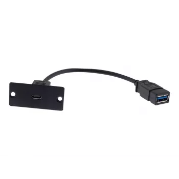 Kramer Electronics WU-CA(B) inserto passacavi USB-C, nero 80-00026499
