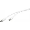 Kramer Electronics C-USB/CB-6 cavo USB 2.0, connettore maschio USB-C a connettore maschio USB-B, 1,8 m, bianco 96-02357106