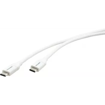 Kramer Electronics C-USB/CB-6 cavo USB 2.0, connettore maschio USB-C a connettore maschio USB-B, 1,8 m, bianco 96-02357106