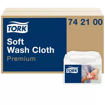Tork Premium Soft panni lavaggio 1 velo bianco, 1080 panni (742100)