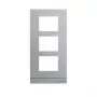 BUSCH-JAEGER 41393CF-S-03 placca frontale audio 1/3, acciaio inox 2TMA130160X0062