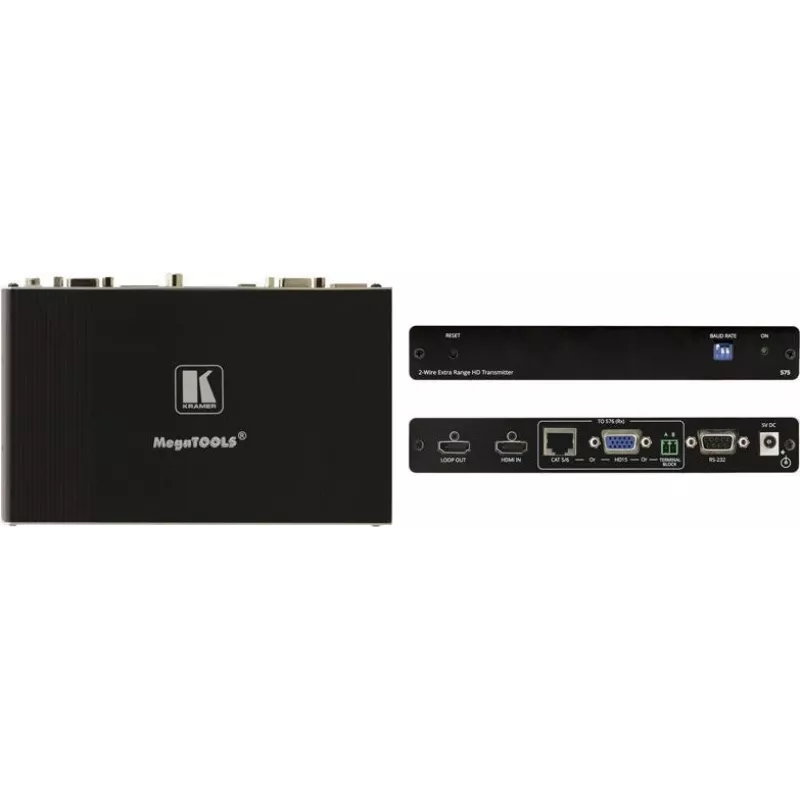 Kramer TP-752T trasmettitore segnale A/V e di controllo su twisted pair - 600m