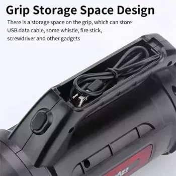 Superfire M9-X Torcia LED con due batterie ricaricabili 18650, 440 lm, 150 min di autonomia