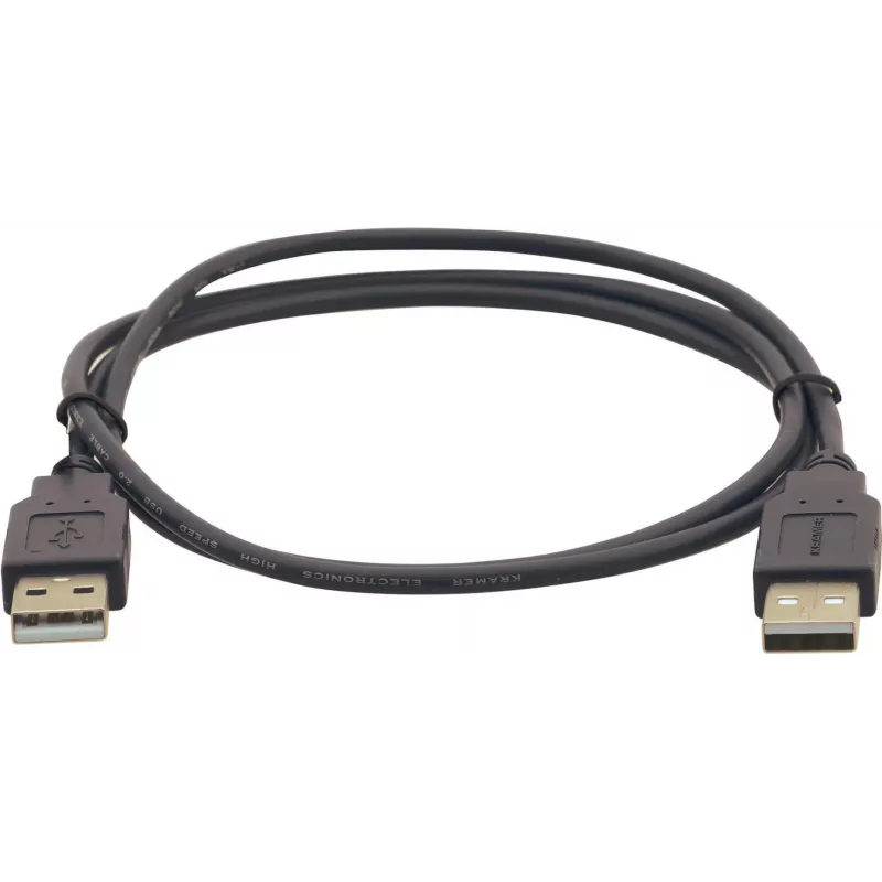 Kramer Electronics Cavo USB 2.0 da 4,6 m Type-A maschio a Type-A maschio, nero (96-0212015)
