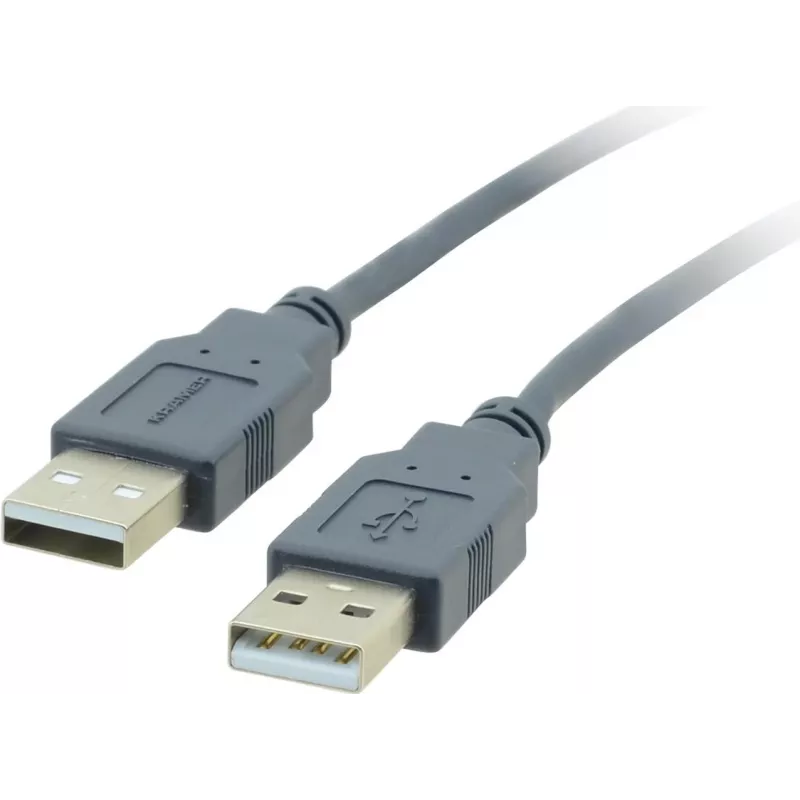 Kramer Electronics Cavo USB 2.0 da 4,6 m Type-A maschio a Type-A maschio, nero (96-0212015)