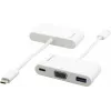 Kramer ADC-U31C/M1 adattatore USB-C a VGA bianco 99-97210003