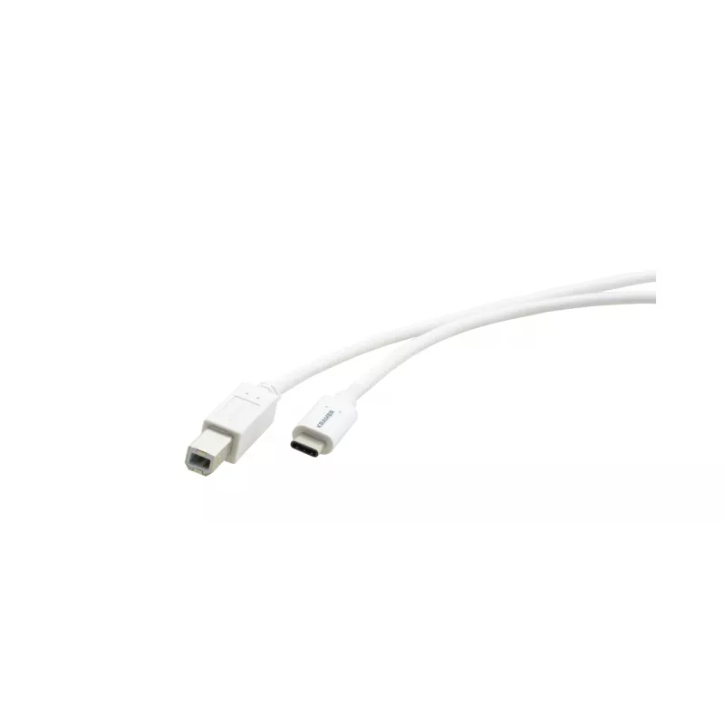 Kramer C-USB/CB-10 cavo USB 2.0, connettore maschio USB-C a connettore maschio USB-B, 3 m, bianco 96-02357110