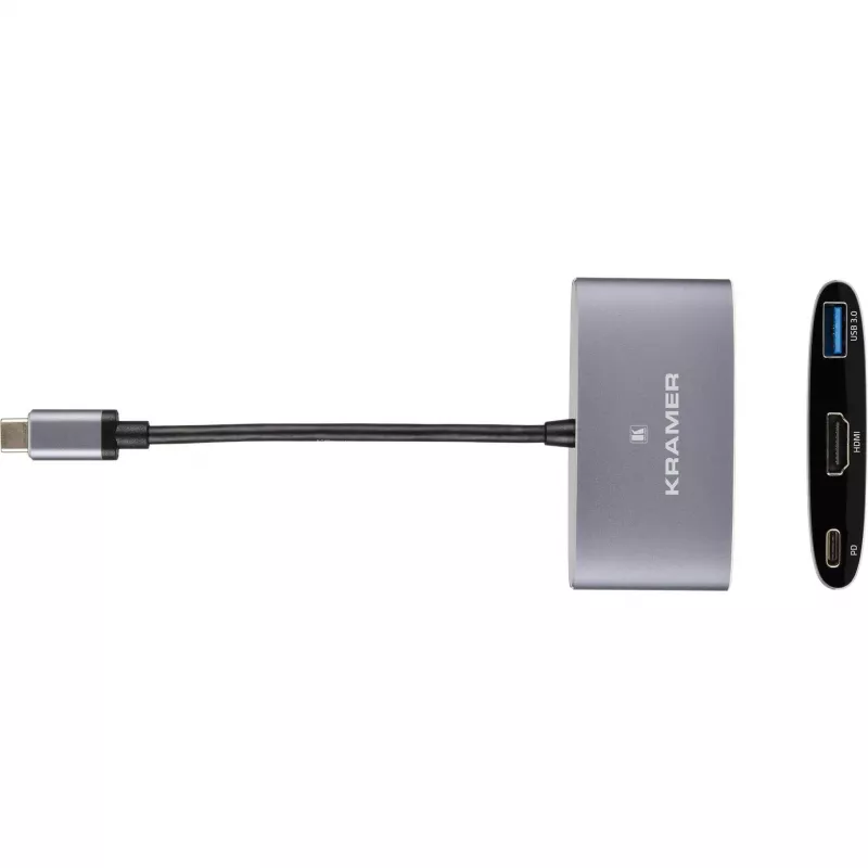 Kramer KDock-1 Docking station USB-C con HDMI, 2x USB 3.0, Gigabit Ethernet, 60W PD 91-00016099