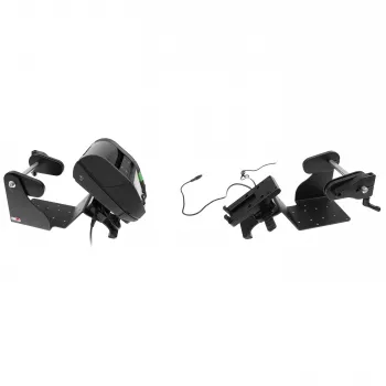 Brodit Supporto per stampante con funzione rotolo etichette per Zebra Alpha 30L/40L, VESA75, AMPS, MultiMoveClip, Power Block 217034