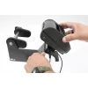 Brodit Supporto per stampante con funzione rotolo etichette per Zebra Alpha 30L/40L, VESA75, AMPS, MultiMoveClip, Power Block 217034