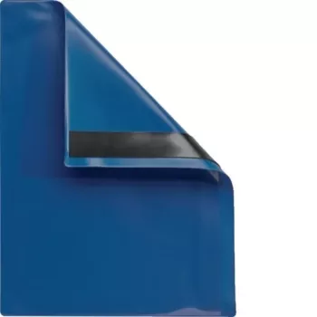 HAGER FZ757M Portadocumenti magnetico DIN A4, trasparente/grigio