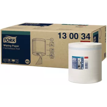 Tork Premium M2 Rotoli di carta per pulizia centrefeed bianca, 1 velo, 471 fogli, 6 rotoli (130034)