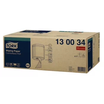 Tork Premium M2 Rotoli di carta per pulizia centrefeed bianca, 1 velo, 471 fogli, 6 rotoli (130034)