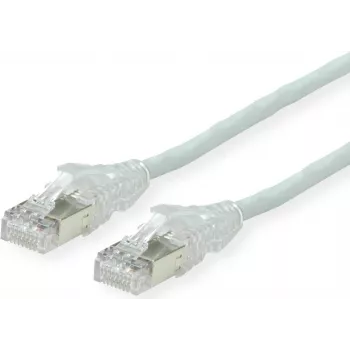 DÄTWYLER Cavo patch in rame Cat.5e S/UTP, guaina PVC, connettori AMP v2, nero, 1,0 m 21.15.7031