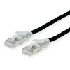 DÄTWYLER Cavo patch in rame Cat.5e S/UTP, guaina PVC, connettori AMP v2, nero, 1,0 m 21.15.7031