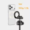 ULANZI MT-44 M MagSafe stativo selfie stick con telecomando Bluetooth, 149 cm, bianco