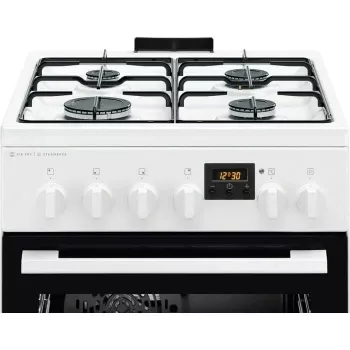 Electrolux LKK560232W cucina a gas freestanding con forno elettrico, 58 L, bianco
