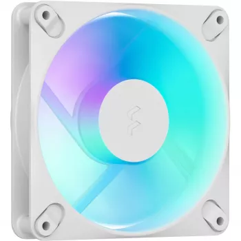 Fractal Design Dynamic 3-12 Reverse RGB White ventola per case, 120mm, PWM, ARGB, Reverse Blade FD-F-DR3-1205