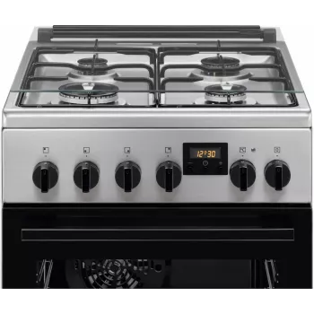 Electrolux LKK540232X cucina a gas freestanding 50 cm con forno elettrico, acciaio inox