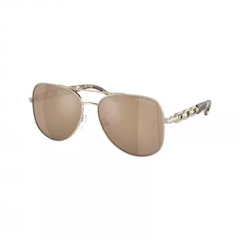 Michael Kors occhiali da sole donna MK11210147P58 (58/15/140 mm) lenti grigie polarizzate, montatura in acetato nero
