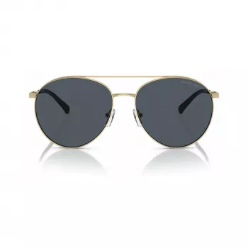 Michael Kors Occhiali da sole donna MK1138-101487 montatura dorata, lenti sfumate grigio scuro 58mm