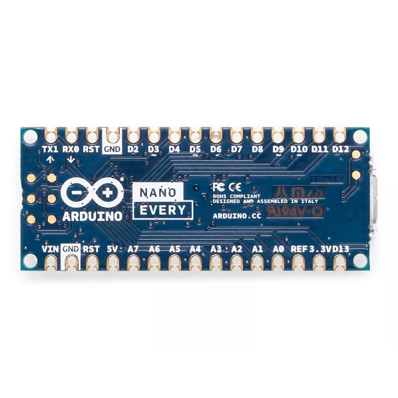 Arduino Nano Every Board confezione da 3 - Scheda di sviluppo microcontrollore ATmega4809 ABX00028-3P