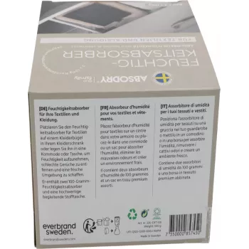 Absodry Duo Family Assorbiumidità per abbigliamento e tessuti, 2x 100 g (220-dft-e8)