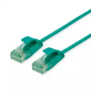 ROLINE RM Cavo patch UTP Cat.6A/Class EA SLIM verde 0,15m 21.45.3430