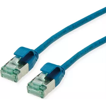 ROLINE RM U/FTP cavo patch Cat.6A/Class EA SLIM blu 0,3m - FTP 21.45.3341
