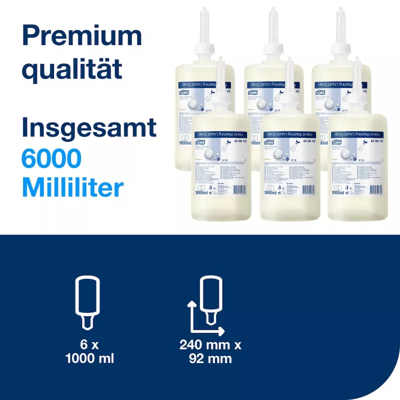 TORK S1 Premium Sapone liquido 1 l, 1 pz. (420810)