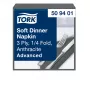TORK Soft Dinner Advanced Anthrazit Tovaglioli 3 veli 39 x 39,5 cm, 100 pezzi (509401)