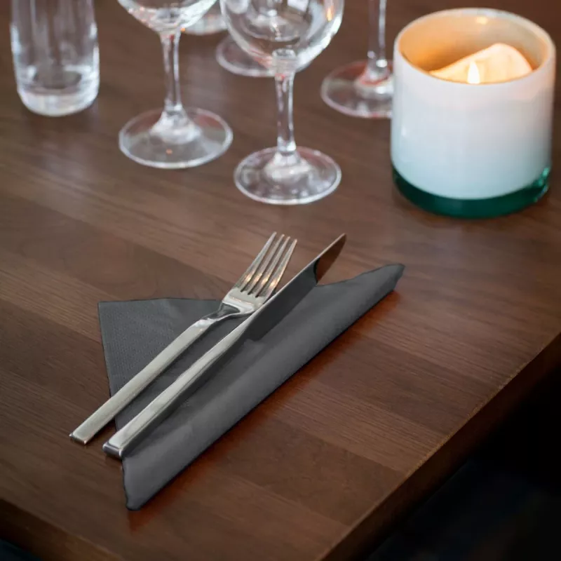 TORK Soft Dinner Advanced Anthrazit Tovaglioli 3 veli 39 x 39,5 cm, 100 pezzi (509401)