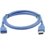 Kramer C-USB3/MICROB cavo USB 3.2 Gen 1, USB-A a Micro-USB B, 1,8 m, blu 96-02356006