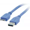 Kramer C-USB3/MICROB cavo USB 3.2 Gen 1, USB-A a Micro-USB B, 1,8 m, blu 96-02356006