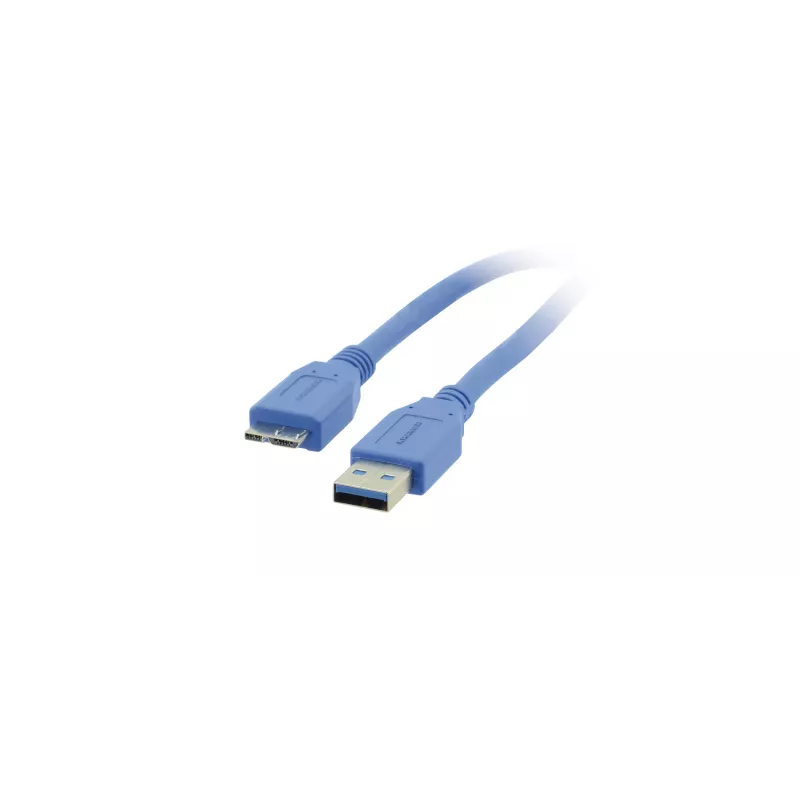 Kramer C-USB3/MICROB cavo USB 3.2 Gen 1, USB-A a Micro-USB B, 1,8 m, blu 96-02356006